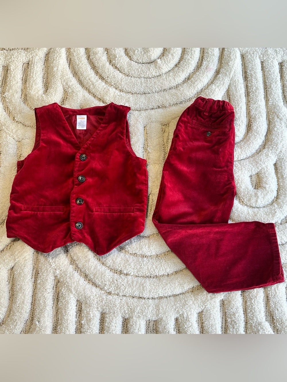 Boys Red Velvet / Christmas Dress Suit x Gymboree | Size 6